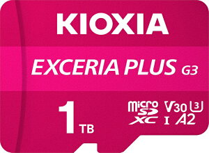 KIOXIA�b�L�I�N�V�A EXCERIA�@PLUS�@G3�@microSDXC�J�[�h EXCERIA�i�G�N�Z���A�j KMUH-C001T [Class10 /1TB]