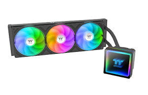 THERMALTAKE�b�T�[�}���e�C�N ����CPU�N�[���[ 120mm�t�@��x3 [LGA2066/2011-3/2011/1851/1700/1366/1200/1156/1155/1151/1150�EAM5/AM4] TH360 V3 ARGB Sync Black �u���b�N CL-W466-PL12SW-A