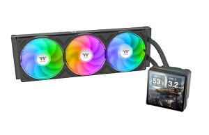 THERMALTAKE�b�T�[�}���e�C�N ����CPU�N�[���[ 120mm�t�@��x3 [LGA2066/2011-3/2011/1851/1700/1366/1200/1156/1155/1151/1150�EAM5/AM4] TH360 V3 Ultra ARGB Sync Black �u���b�N CL-W474-PL12SW-A