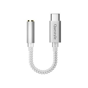 QUESTYLE�b�N�G�X�^�C�� USB-C to 3.5mm �n�C���]DAC�A�_�v�^ Qlink-C [�n�C���]�Ή� /DAC�@�\�Ή�]