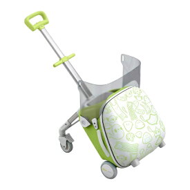 TOKAIZ｜トカイズ ノッチャオ スーツケース 子供 乗れる 機内持ち込み 深型ガード付き 軽量 ストッパー 静か TSAロック キッズキャリー フォレストグリーン TKS-NT01-FG [TSAロック搭載]