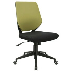 カグクロ｜KAGUKURO ビジネスチェアCN（W495×D560×H855-935mm） 本体：ブラック×背カバー：オリーブ【キャンセル・返品不可】