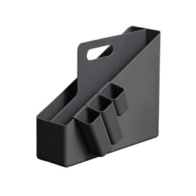 天馬｜TENMA 収納 ファイルボックス A4 小物ポケット付 フィッツ ダークグレー 615723【キャンセル・返品不可】