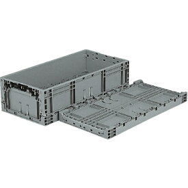 三甲｜サンコー TP規格折りたたみコンテナー 34.6L ライトグレー SK-TPO362-GLL