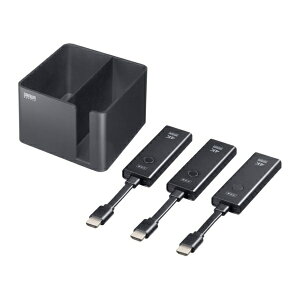 �T�����T�v���C�bSANWA SUPPLY 4K�Ή� ���C�����XHDMI �G�N�X�e���_�[�iHDMI���M�@2��E���[BOX�Z�b�g�j 60Hz�Ή� PC�ؑ� �ő�15m ���� �ő�20��܂ő��݉\ ���[�{�b�N�X�t�� VGA-EXWHD12SET