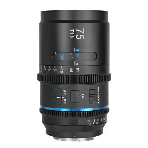 SIRUI�b�V���C Astra �I�[�g�t�H�[�J�X �A�i�����t�B�b�N�V�l�����Y 75mm T1.8 1.33x Full Frame/�u���[�t���A SIRUI AST-75-LB-JP [���C�JL /�P�œ_�����Y]