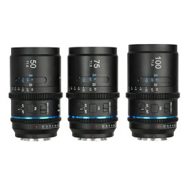 SIRUI｜シルイ Astra オートフォーカス アナモルフィックシネレンズT1.8 Full Frame 3本セット(50/75/100mm) E /ブルーフレア SIRUI AST-3S-EB-JP [ソニーE /単焦点レンズ]
