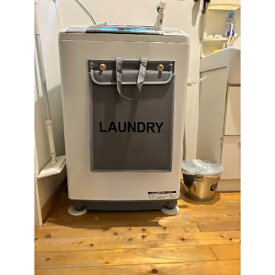 富士商 掛けるランドリーバッグ 3~4KGタイプ グレー グレー F22292