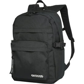 OUTDOOR PRODUCTS｜アウトドアプロダクツ デイパック スクールリュック 通学 通勤 大容量 35L 15.6インチ PC対応 撥水 軽量 ホワイト/ブラック OD-11192-WHBK
