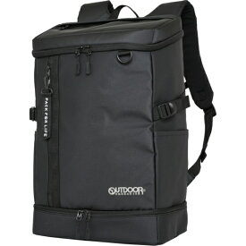 OUTDOOR PRODUCTS｜アウトドアプロダクツ ボックスリュック スクールリュック 通学 通勤 大容量 35L 2層タイプ 15.6インチ PC対応 撥水 ホワイト/ブラック OD-11194-WHBK