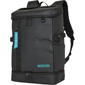 OUTDOOR PRODUCTS｜アウトドアプロダクツ ボックスリュック スクールリュック 通学 通勤 大容量 35L 2層タイプ 15.6インチ PC対応 撥水 ブルー/ブラック OD-11194-BLBK