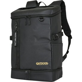 OUTDOOR PRODUCTS｜アウトドアプロダクツ ボックスリュック スクールリュック 通学 通勤 大容量 35L 2層タイプ 15.6インチ PC対応 撥水 ゴールド/ブラック OD-11194-GDBK