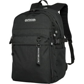 OUTDOOR PRODUCTS｜アウトドアプロダクツ デイパック スクールリュック 通学 通勤 大容量 35L ダブルルーム 15.6インチ PC対応 タブレット収納 撥水 ホワイト/ブラック OD-11197-WHBK