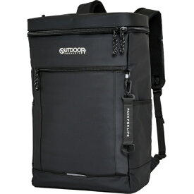 OUTDOOR PRODUCTS｜アウトドアプロダクツ ボックスリュック AGS サスペンションリュック 負担軽減 軽量感 スクールリュック 通学 通勤 大容量 35L 15.6インチ PC対応 撥水 ホワイト/ブラック OD-11198-WHBK