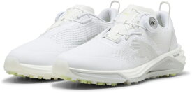 プーマ｜PUMA ゴルフシューズ シャドウキャット ニトロ WMNS 2.0 ディスク PUMA WHITE×COOL LIGHT GRAY×A 31301401 [レディース /24.0cm]【2026年3月6日発売予定】発売日以降のお届け