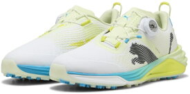 プーマ｜PUMA ゴルフシューズ シャドウキャット ニトロ WMNS 2.0 ディスク PUMA WHITE×PUMA BLACK×APPLE 31301405 [レディース /23.5cm]【2026年3月6日発売予定】発売日以降のお届け