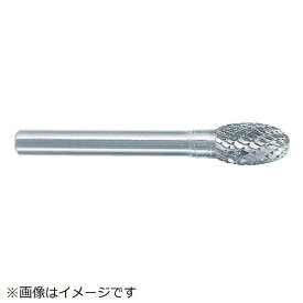 スーパーツール｜SUPER TOOL 超硬バーロングシャンク径6ミリ（卵型）シングルカット（刃径：9.5）　SB6C02SL《※画像はイメージです。実際の商品とは異なります》
