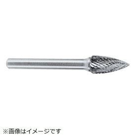 スーパーツール｜SUPER TOOL 超硬バーロングシャンク径6ミリ（ポイント型）シングルカット刃径6.0　SB4C01SL《※画像はイメージです。実際の商品とは異なります》