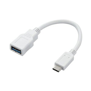 ELECOMbGR USBϊA_v^ [USB-C IXX USB-A /] /USB3.1 Gen1] USB3-AFCM01WH[USB3AFCM01WH]yrb_pcaccz