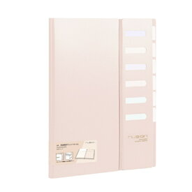 Deli｜デリ 半透明ポケットファイル A4 6ポケット インデックス付き nusign(ニューサイン) ピンク DLI-NDB516PK