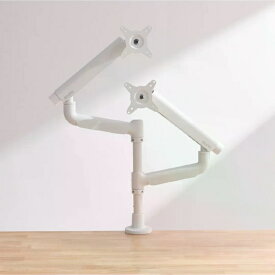 【エントリーで最大2万ポイント当たる｜2/25まで】 COFO｜コフォ モニターアーム [2画面 /17〜40インチ] OFO無重力モニターアームPro(上下配置版) マットホワイト CM-APV2W