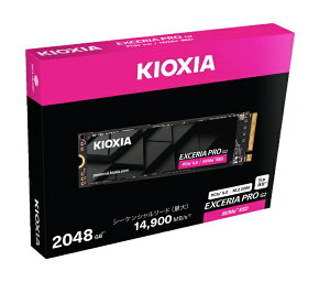 KIOXIA�b�L�I�N�V�A ����SSD PCI-E Gen5�ڑ� EXCERIA PRO G2 SSD-CK2.0N5PRG2J [2TB /M.2]