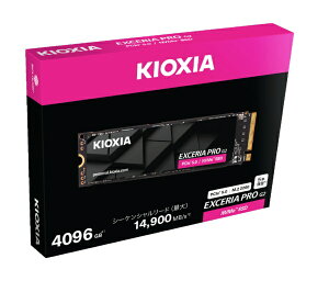 KIOXIA�b�L�I�N�V�A ����SSD PCI-E Gen5�ڑ� EXCERIA PRO G2 SSD-CK4.0N5PRG2J [4TB /M.2]