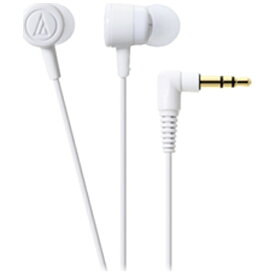 オーディオテクニカ｜audio-technica イヤホン カナル型 ATH-CKL220 WH ホワイト [カナル型 /φ3.5mm ミニプラグ][ATHCKL220WH]