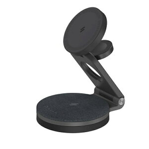 ADAM elements�b�A�_���G�������c Mag 360 Qi2�Ή�3-in-1�܂肽���ݎ��g���x���[�d�X�e�[�V���� �O���[ APAADMAG360GY [�}���`�^ /Qi2 15W�Ή�]