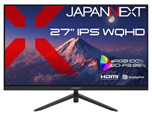 JAPANNEXT�b�W���p���l�N�X�g PC���j�^�[ JN-i27Q2 [27�^ /WQHD(2560×1440�j /���C�h /75Hz]