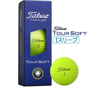 �^�C�g���X�g�bTitleist �S���t�{�[�� Tour Soft �c�A�[�\�t�g �C�G���[ T4115S-3PJ [3���i1�X���[�u�j]