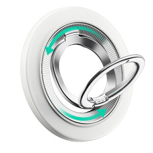 �C�[�G�X�A�[���bESR ���̓}�O�l�b�g�X�}�z�����O MagSafe�Ή� 360�x��] ���ʃ}�O�l�b�g �X�}�z�X�^���h �z���C�g 2K6180261 - White