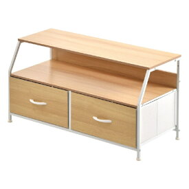 B.Bファニシング｜B.B FURNISHING ONLS0387MONAT 棚付きリビングチェスト Regal ロータイプ（引き出し2杯） ナチュラル【北海道・沖縄・離島配送不可】