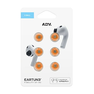 ADV.�b�G�[�f�B�[�u�C AirPods Pro3�i��3����j�p �C���[�s�[�X XS 3�y�A Eartune Fidelity UF-A3 Orange ADVETFUFA3XS-ORG
