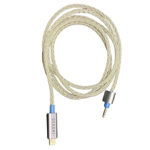 Dekoni Audio�b�f�R�j�I�[�f�B�I ���P�[�u�� Ensemble Cables �V���o�[ CBZ-HP-52-TW-USBC