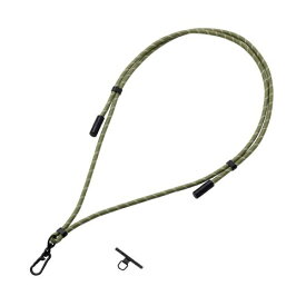 ELECOM｜エレコム 充電できる スマホショルダー USB Type-C to C 2in1 ケーブル スマホショルダーストラップ PD60W 長さ約1.5m 長さ調節可能 落下・紛失防止 ストラップホールシート付 カーキ P-STSDH1CC06KH