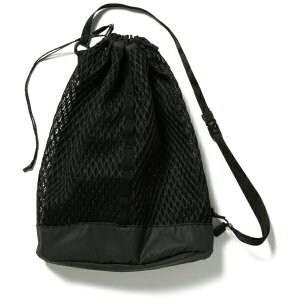 �X�m�[�s�[�N�bsnow peak Double Face Mesh Shoulder Bag BLACK AC25SU40800019