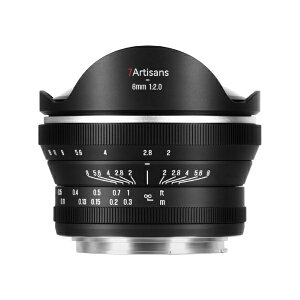 ���H���b7artisans 7Artisans 6mm F2 FISH-EYE II ED �L���m��RF�}�E���g 7A-6F2-R-B