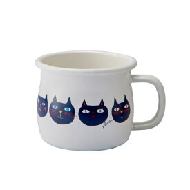 タマハシ｜Tamahasi 「Plune.」ホーローマグカップ　ミミココモモ