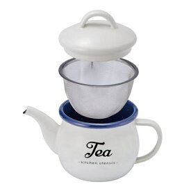 タマハシ｜Tamahasi 「Lilly White」ホーローティーポット「Tea」