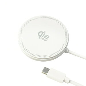 �I�Y�}�bOSMA �yQi2 25W�z���K�F�ؕi �X�^���h�@�\�t�����C�����X�[�d�P�[�u�� 2m �z���C�g WLC-Q22C200WH [USB Power Delivery�Ή� /���C�����X�̂� /20W]