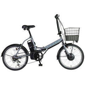 ローバー｜ROVER 折りたたみ電動アシスト自転車 ROVER CHESTAR FDB206E ローバーチェスター Smoke Gray 18238-14 [20インチ /6段変速]【キャンセル・返品不可】 【代金引換配送不可】