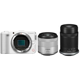 【エントリーで最大全額ポイント還元｜10/11まで】 CANON｜キヤノン EOS R50 V ダブルズームキット ミラーレス一眼カメラ ホワイト [ズームレンズ+ズームレンズ]