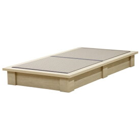 友澤木工 セキスイMIGUSA畳使用 デザイン畳ベッド(MIGUSA) 友澤木工 ナチュラル 392-migusa(LT)-88-D【キャンセル・返品不可】 【代金引換配送不可】