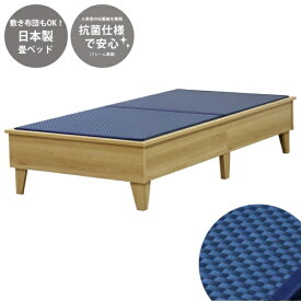 友澤木工 セキスイMIGUSA畳使用 デザイン畳ベッド 友澤木工 ナチュラル E393-88(ID)-D【キャンセル・返品不可】 【代金引換配送不可】