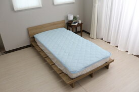 大宗｜DAISOU 【敷パッド】綿100%カラっと除湿防ダニ敷パッド Sサイズ(約100×205cm) ブルー 959022/BL [シングルサイズ /敷パッド]