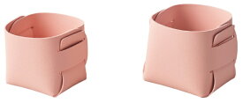 パール金属｜PEARL METAL フェイクレザーミニCUBEケースセット（ピンク） N-7319