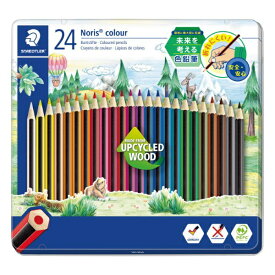 ステッドラー ノリスカラー色鉛筆 メタルケース入り 24色セット 185 M24PB