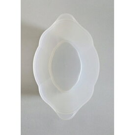 富士商 レンジ調理・冷凍保存フタ付きオーバルボウル ウォームグレー&アイボリー ウォームグレー＆アイボリー 65023