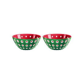 グッチーニ｜GUZZINI Guzzini (グッチーニ) 12cm ボウル 2個セット Le Murrine Guzzini (グッチーニ) エメラルド/レッド 279412287